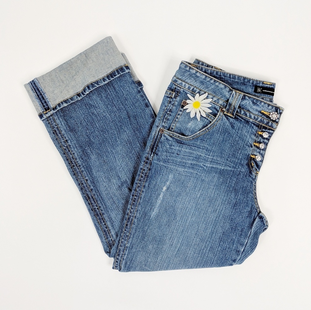 INC Distressed Cuffed Jeans